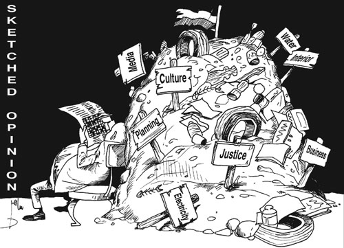 Cartoon by YT caricature artist