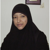 Sabaa Al-Harazi, leader of the Future Protectors team in Taiz, came to Sanaa to be trained in leading a team and proudly discussed her future projects.