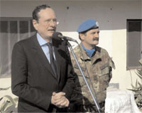 Intini at the foreign ministers conference on Nov. 24, 2006.