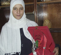 Ibtisam won the prize of the best actor.