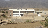 A view of Al-Thawra Medical Center in Al-Selu district which has been expanded and equipped by USAID and US Defense Civil Affairs Section.
