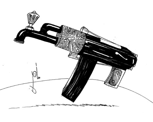 Cartoon by YT caricature artist