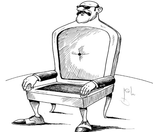 Cartoon by YT caricature artist