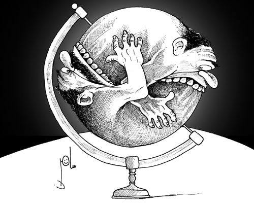 Cartoon by YT caricature artist