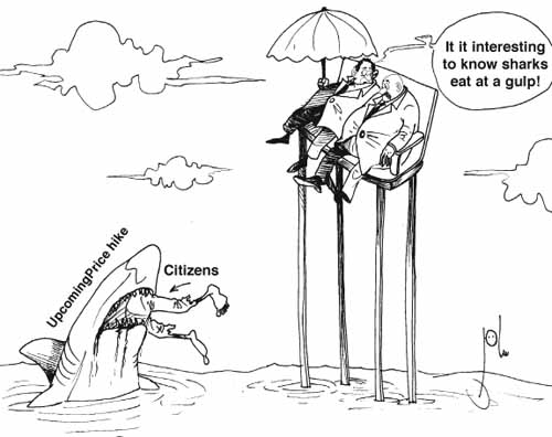 Cartoon by YT caricature artist