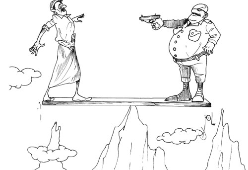 Cartoon by YT caricature artist