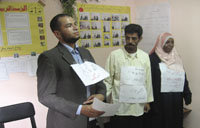 Youth are active in the emergent democracy process, gender issue, unemployment, violence, the application of international conventions to locals