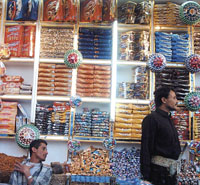 Sweets and candies have become a luxury for many Yemeni families who are struggling to fulfill the basic needs for living.