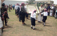 Military and civil parades were also part of the festival.