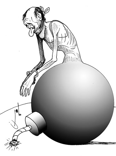 Cartoon by YT caricature artist