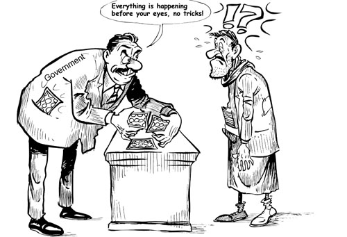 Cartoon by YT caricature artist