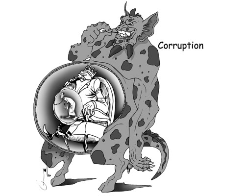 Cartoon by YT caricature artist