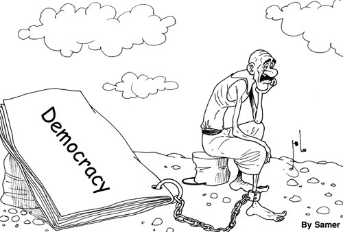 Cartoon by YT caricature artist