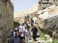 One of the recreational trips organized by the administration for students to hill station Manakha four hours drive from Sanaa.