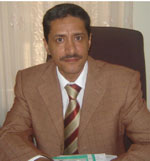 Mansour Mohamed Al-Azi, general director and program manager for the UNDP and the chairman of the Yemeni Executive Mine Action Center YT photos by Hamed Thabet