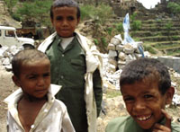 Saada children who have survived the conflicts.