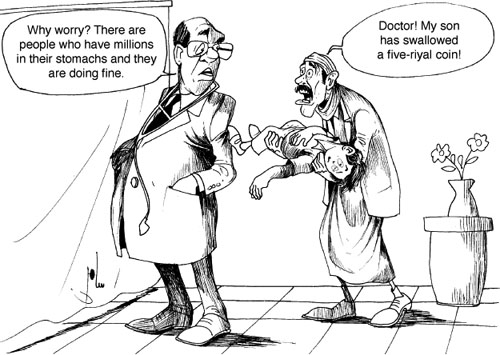 Cartoon by YT caricature artist