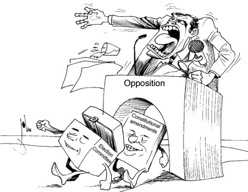 Cartoon by YT caricature artist