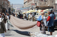 Most of the girls practice in indoor halls and are usually from Aden or Taiz governorates are the culture there is more open and allows girls to participate in sports more publically. (YT Photo By Amira Al-Sharif)