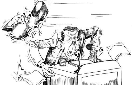 Cartoon by YT caricature artist