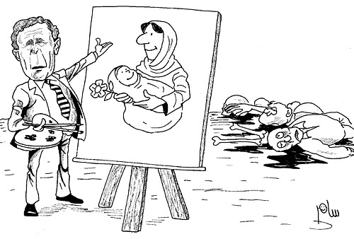 Cartoon by YT caricature artist