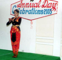 Ms. Laxmi performing an Indian Classical Dance