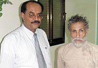 Dr. kamali with Mr. Abdullah Saleh
