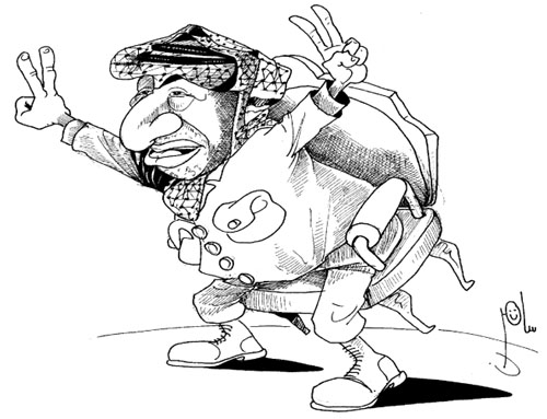 Cartoon by YT caricature artist