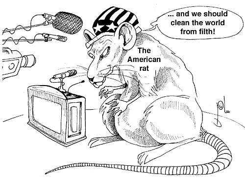 Cartoon by YT caricature artist