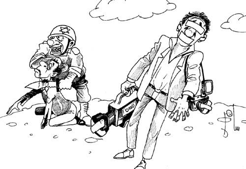 Cartoon by YT caricature artist