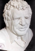Statue of renowned poet, late Al-Baradoni, a marvel piece that gave Waleed international recognition