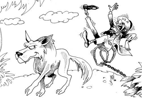 Cartoon by YT caricature artist