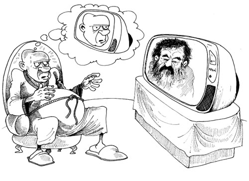 Cartoon by YT caricature artist