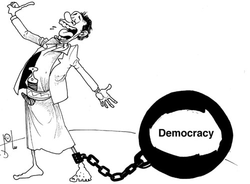 Cartoon by YT caricature artist