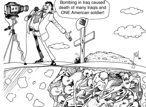 Cartoon by YT caricature artist