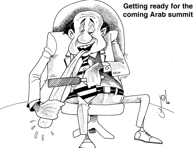 Cartoon by YT caricature artist