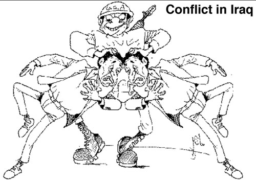 Cartoon by YT caricature artist