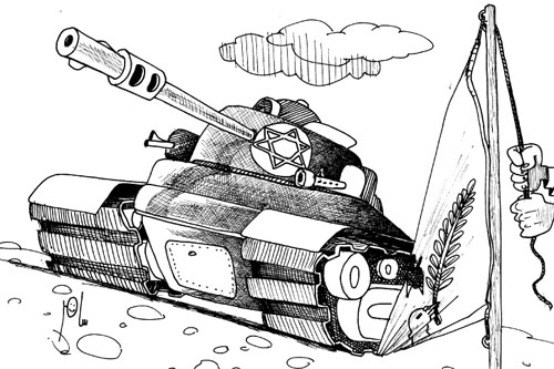 Cartoon by YT caricature artist