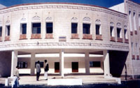 The new health institute building in Amran governorate