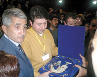 Presentations at the competition.