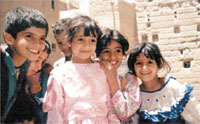 Children in Saada, which is one of the closest main Yemeni cities to Saudi Arabia. Saada is one of the hubs of the child trafficking route.