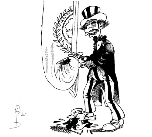 Cartoon by YT caricature artist