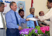 During the award ceremony