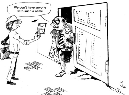 Cartoon by YT caricature artist