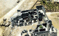 Kilwa ruins depicted in the remains of the Kilwa Sultans Palace