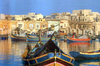 Marsaxlok, a sceenic fishing village