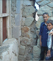 Houses nearby effected with discernable cracks