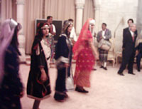 Yemeni dancers participating in the reception ceremony