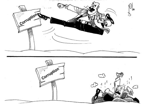 Cartoon by YT caricature artist