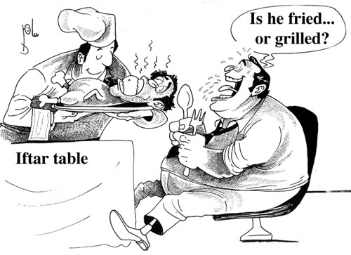 Cartoon by YT caricature artist